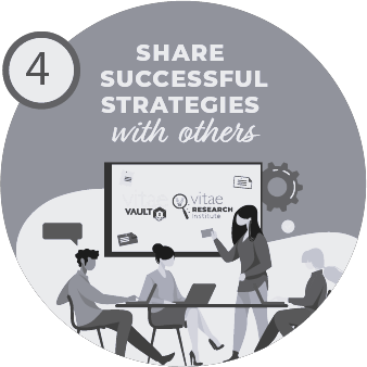 Share Successful Strategies with Others icon